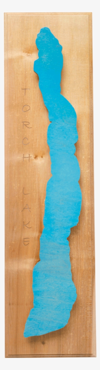 Torch Lake 3d Outline 24" X 6" - Torch Lake Outline