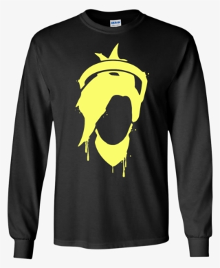 Overwatch Mercy Icon Spray Ls Tshirt - Teacher Valentine's Day Shirt
