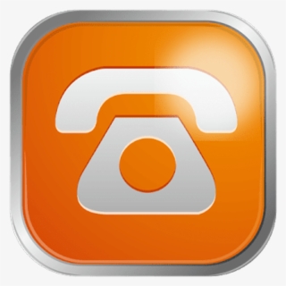 Telefone Sticker - Logo Telefono Naranja Png