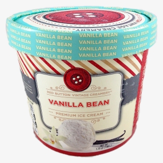 Red Button Vintage Creamery Vanilla Bean Premium Ice - Red Button Ice Cream