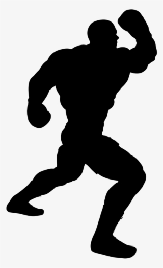 Silhouette, Man, Muscles, Body Building, Male, Muscular - Silhouette