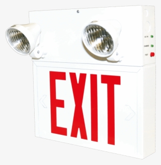 Exit Led Combo, 6v 36w, W/3w Led Heads - Lithonia Lhqm Exit Sign Combo
