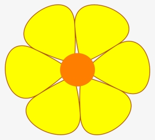 2 Kb, V - Desenho Flores Amarelas Png