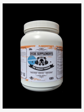 Sycoe Strike Blue Raspberry Pre Workout Powder In White - Fungus