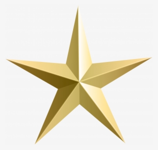 Gold Star Transparent Background