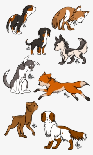 Free Png Download Anime Chibi Dog Png Images Background - Chibi Dog Drawing