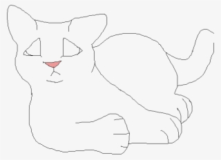 Cat Base Change The Nose Colour If U Want - Line Art
