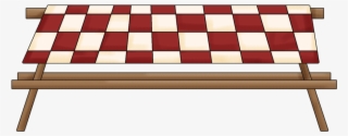 Picnic Border Clipart Table Rainbow - Picnic Table Png Clipart