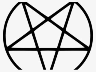 Pentagram Clipart Supernatural - Satanic Pentagram
