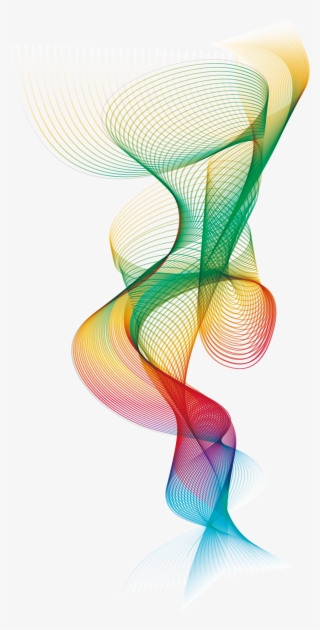 Clip Art Art Line Feeling Colorful - Colorful Lines Png