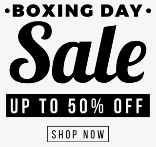 Shop Window Boxing Day Sale Shop Sticker