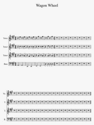 Wagon Wheel Sheet Music 1 Of 1 Pages - Joy To The World Three Dog Night Bass Music