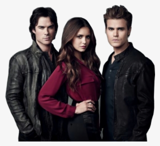 Png Diário De Um Vampiro - Vampire Diaries Damon And Elena