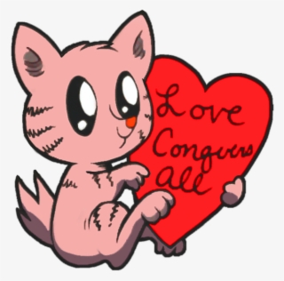 Cat, Cute Citizens Of Wuvy-dovey Land, Heart, Idw, - Cartoon