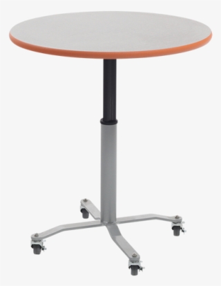 Amtab Cbr24 Round Mobile Ez Tilt Cafe Table Adjustable - Outdoor Table