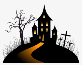 Free Png Download Halloween Creepy Castle Png Images - Castle Halloween Png