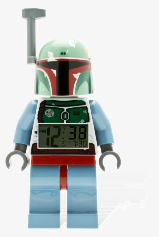 5000249 Boba Fett Minifigure Clock Brickipedia Fandom - Lego Star Wars Clock