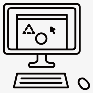 Drawn Symbol Computer - Icon