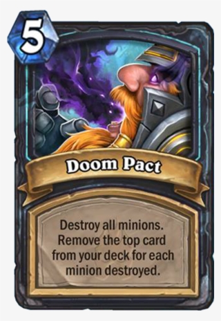 Doom Pact Card - Hearthstone The Third Seal
