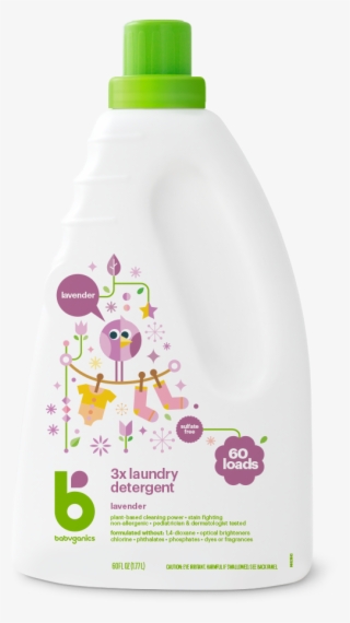 3x Laundry Detergent, Lavender - Plastic Bottle
