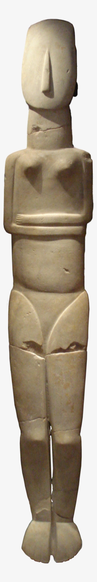 Cycladic Idol Large Sin Fondo - Cycladic Idol From Amorgos
