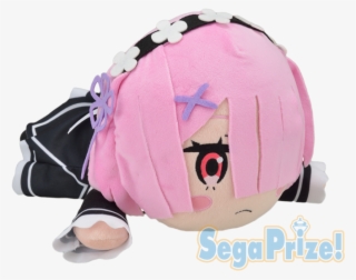 Jumbo Nesoberi Re Zero Ram - Ram Re Zero Plush