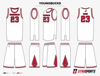 Str8 Basketball Youngbucks Black 01 Str8 Basketball - Warriors Basketball Uniform Concepts