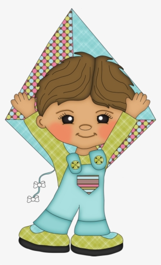 Cataventos Pipas Scrappin Doodles Clip Art Pinterest - Menino Com Pipa Png