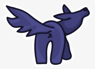 Wolf Butt - Cartoon
