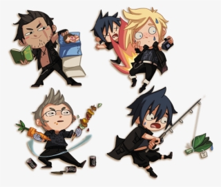 Image Of Final Fantasy 15 Acrylic Charms - Cartoon