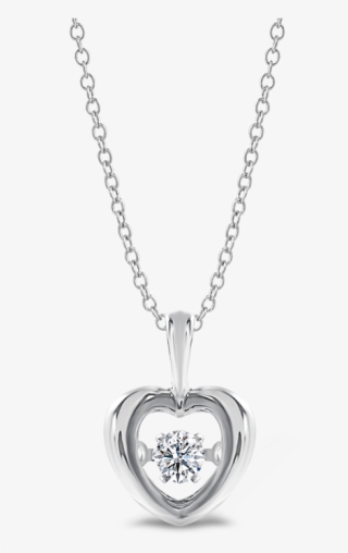 Dancing Diamond Heart Pendant - Amethyst Teardrop Necklace Gold