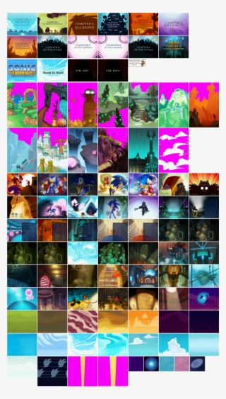 Click For Full Sized Image Backdrops - Sonic Chronicles The Dark Brotherhood Sprites