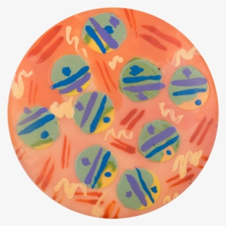 Circles On Peach Background - Circle