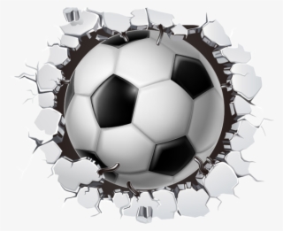 Golf Ball Clipart Wall Crack - Football