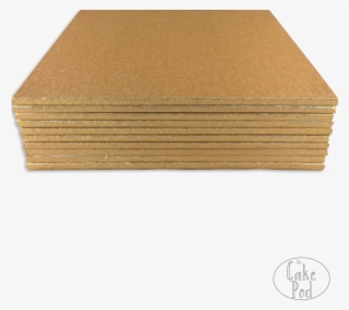 Masonite Square Gold Cake Boards - Plywood