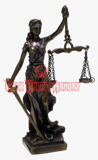 Small Lady Of Justice Statue - Scales Lady Justice