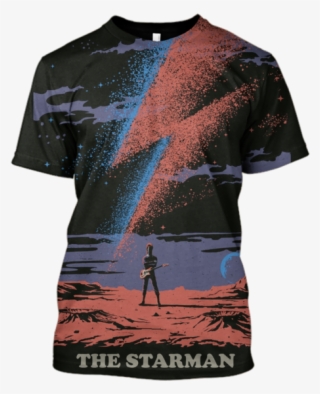 3d The Starman David Bowie Hoodie - David Bowie