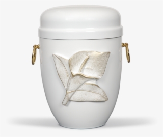 Beautiful Large Cremation Ashes Urn Adult White Steel - Kahwah