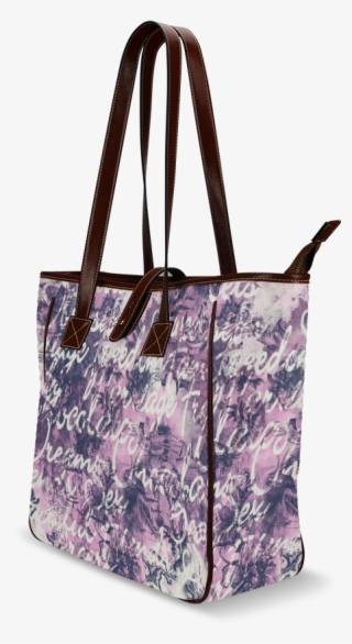 English Words With Purple Background Classic Tote Bag - Tote Bag