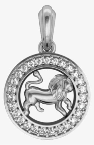 Leo Charm In Silver - Transparent Gold Charm Bracelet