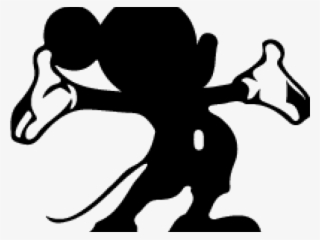 Silhouette Mickey Mouse - Mickey Mouse