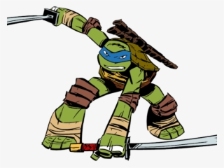 Ninja Turtles Clipart Silhouette - Teenage Mutant Ninja Turtles Cartoon Leonardo