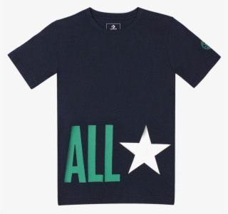 Boys All Star Logo Wrap Junior T Shirt Obsidian - Active Shirt