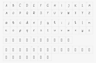 Character Map - Font Icons Free Ttf