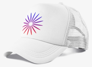 Nm “gradient Star” Logo Trucker Hat White