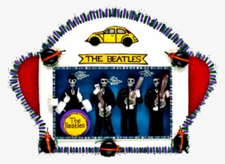 The Beatles In White - Illustration
