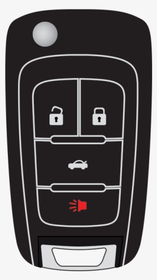 General Motors "chevrolet Logo" 4 Button Fob - Feature Phone