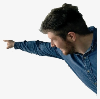 Shane Points At Followed - Human