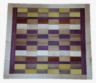 Curly Maple, Yellow Heart, Black Walnut, Purple Heart, - Patchwork
