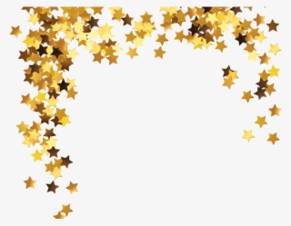 Falling Stars Clipart Border - Transparent Background Stars Clipart Png